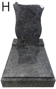 Urnový hrob-pomník Bahama Blue H