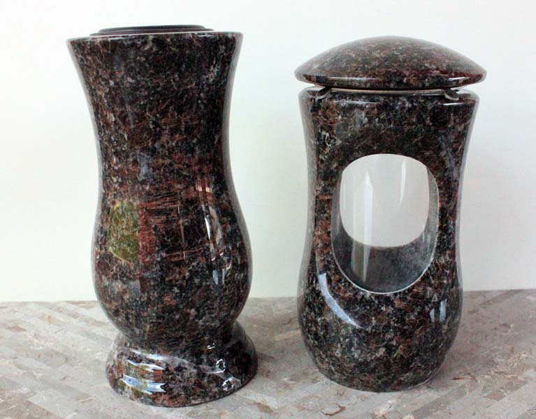 Tan browm Lampa a váza